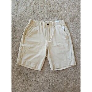 Brooks Brothers Golf Shorts Tan Nylon Stretch Size 33